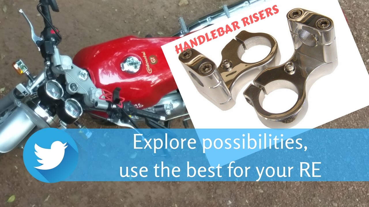 ROYAL ENFIELD handlebar change  for continental GT | HIMALAYAN
