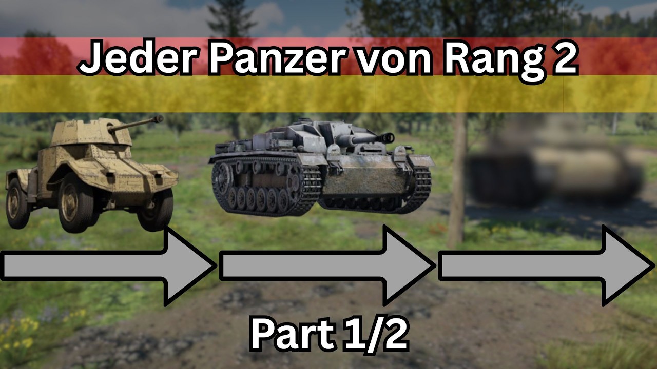 Jeder Panzer von Rang 2 | Part 1/2