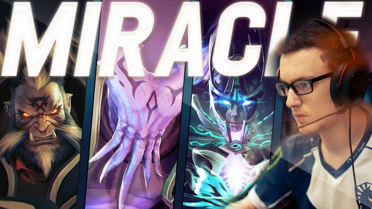 The Man, The Myth, The Legend - Miracle Dota 2 Gameplay Compilation