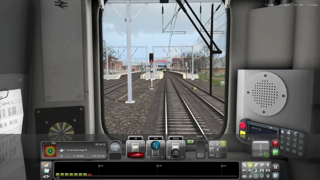 [5Z11]  Train Simulator Classic: Great Eastern ML:  10:01 Gidea Park CHS to London Liverpool Street.