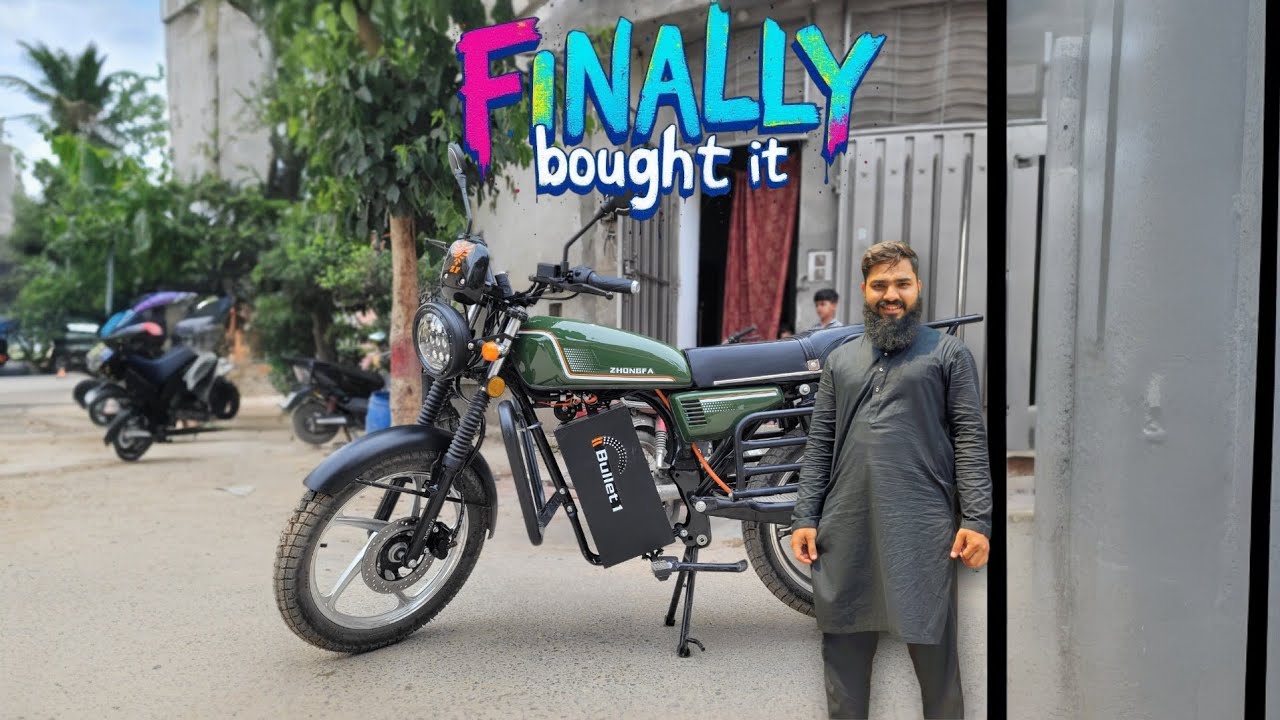 Finally Bought it ❤️🤩| Zhongfa cz 125 #zhongfacz125 #farhanbinashraf #evbike