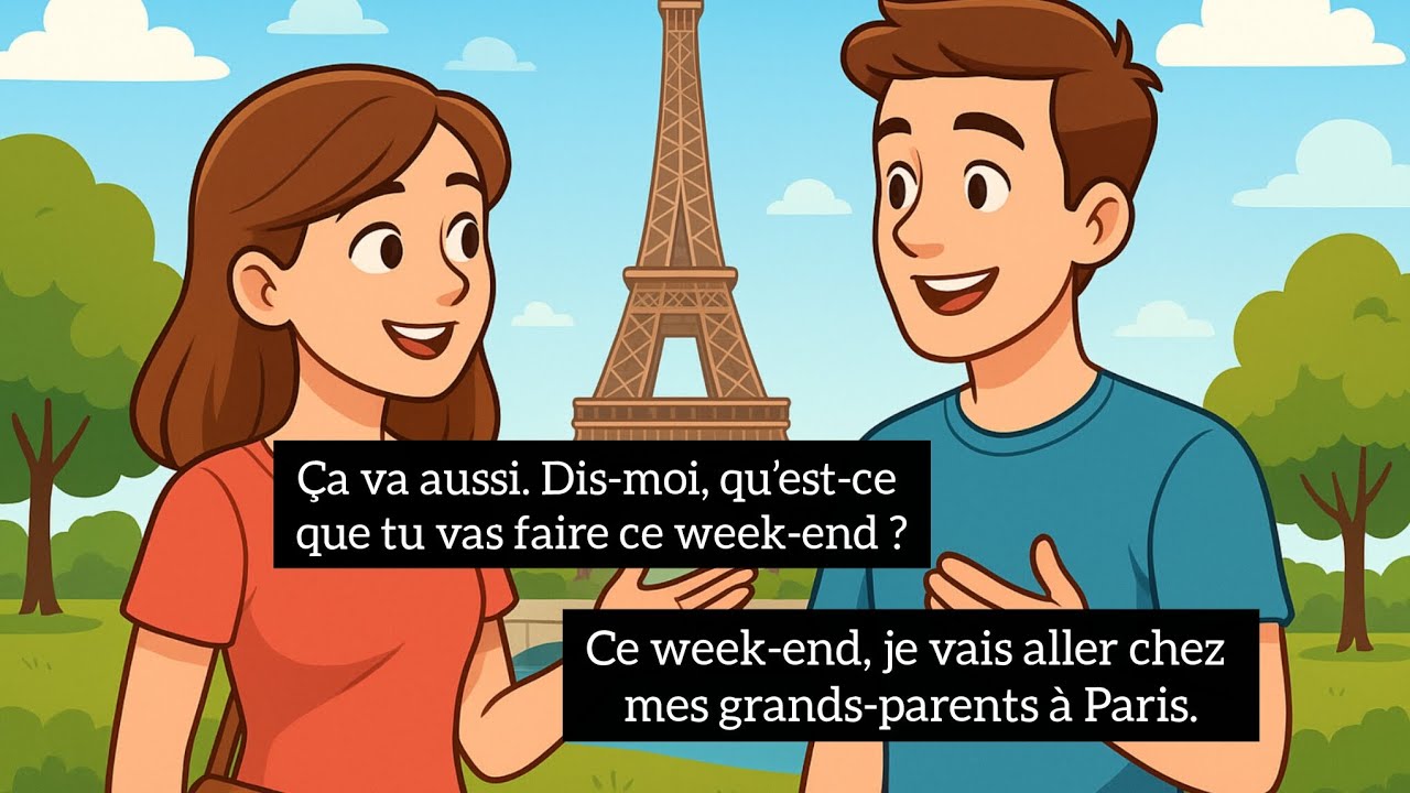 Le programme du week-end à Paris – Weekend Plans in Paris | French Listening Practice (A1–A2)