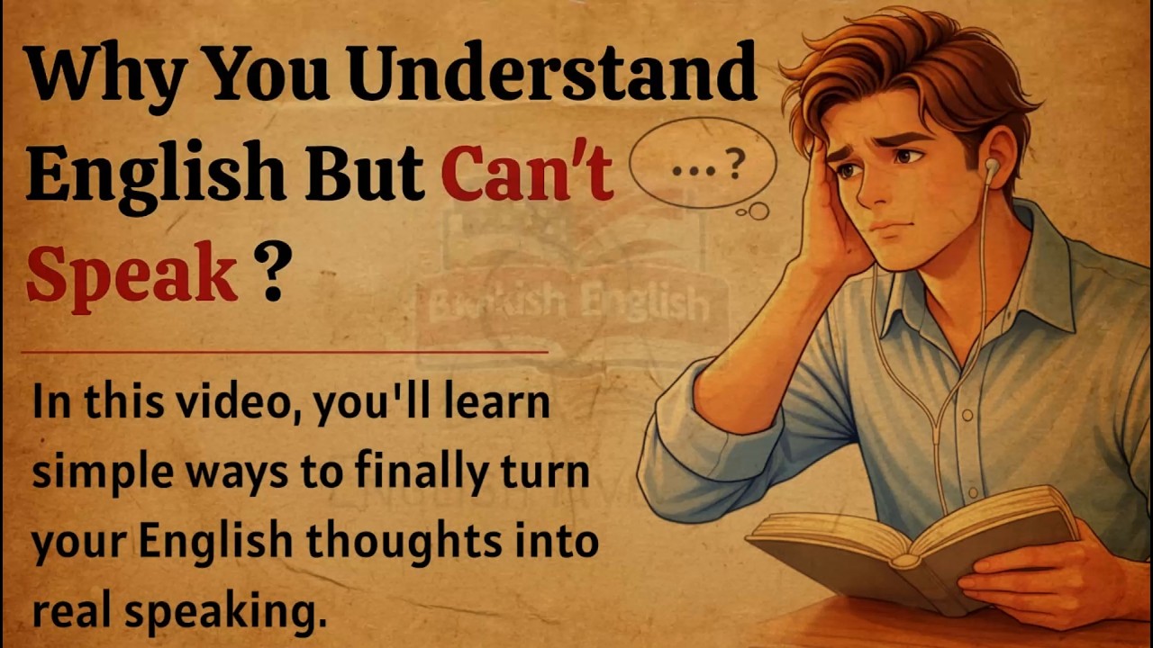 Why You Understand English But Can’t Speak It_Stop Understanding Only | Start Speaking English_Apply