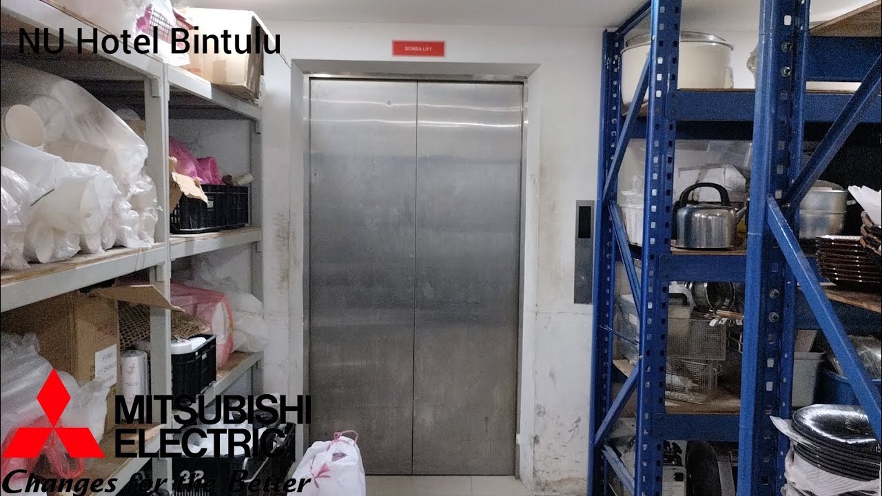 Mitsubishi Nexiez Traction Elevator at NU Hotel in Bintulu, Sarawak, Malaysia.