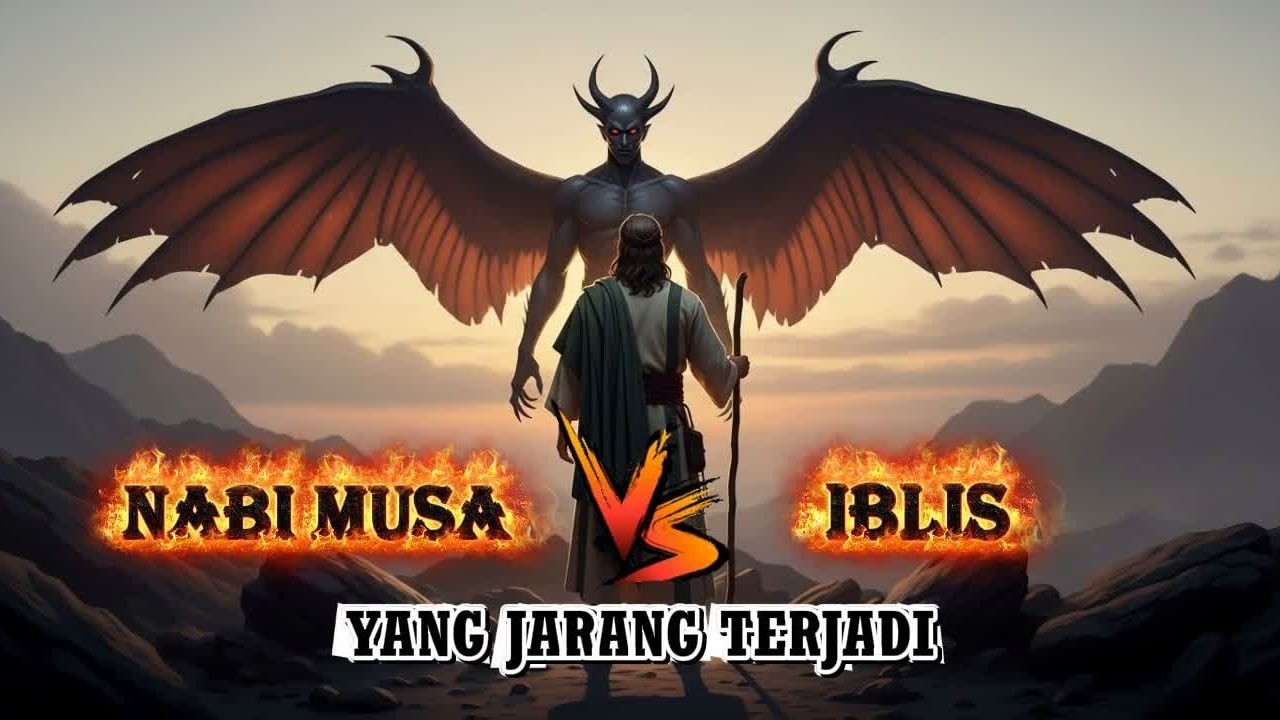 KETIKA IBLIS BERANI MENANTANG NABI MUSA !! CARA IBLIS MENYESATKAN MANUSIA