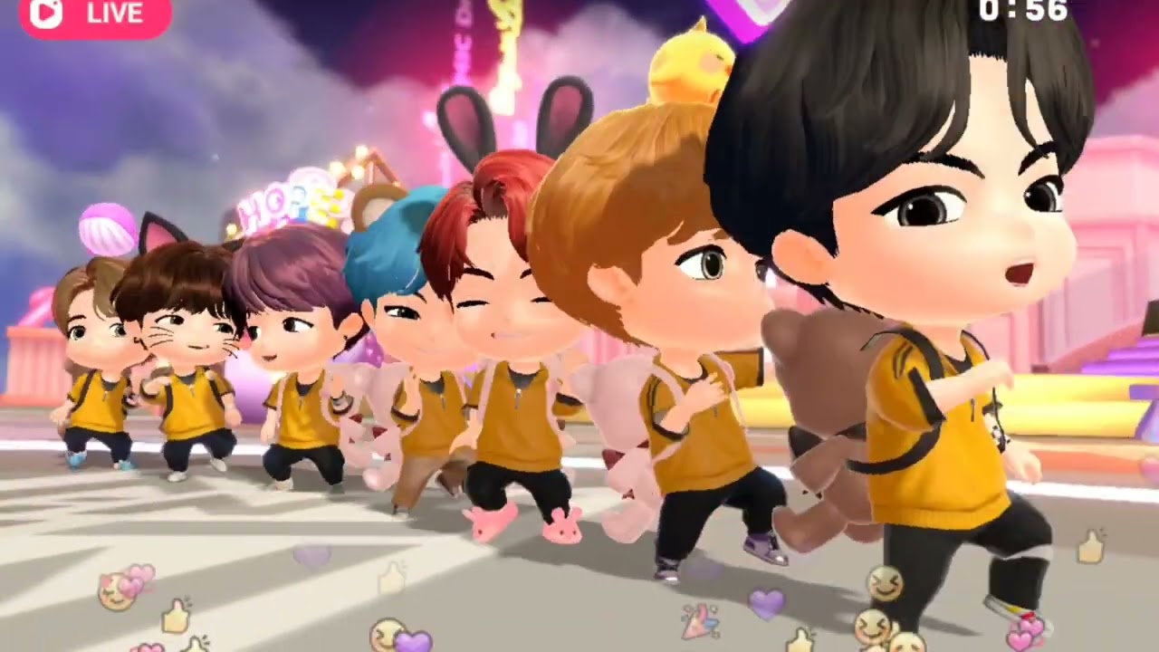 TinyTAN performs 'Boy with Luv' in BTS Dream TinyTAN House 🏠 (version 2)