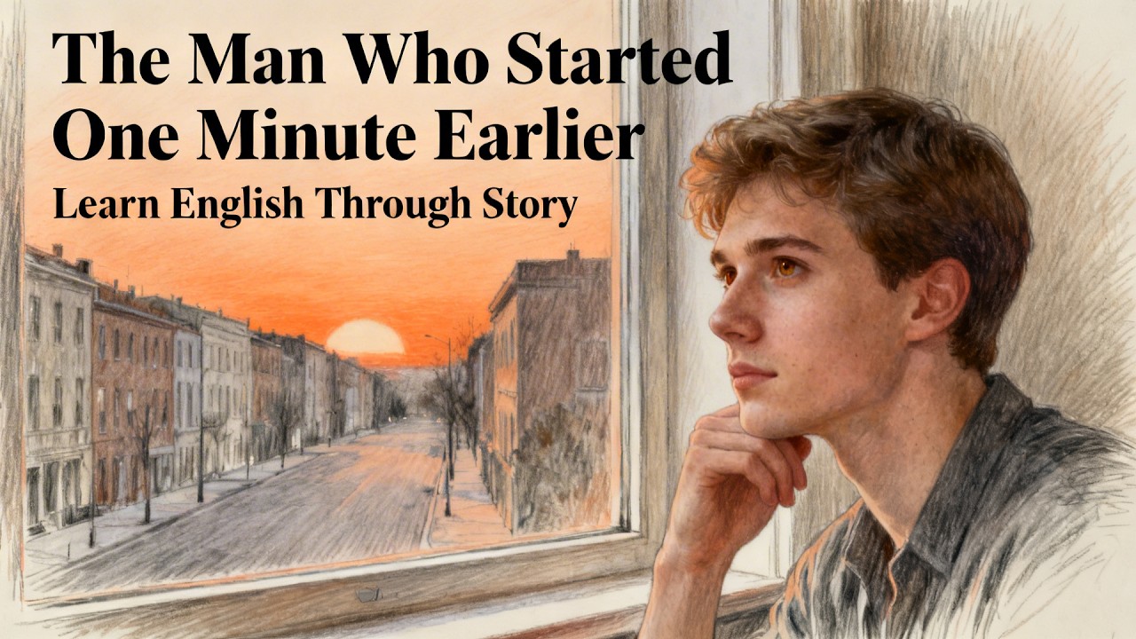 The Man Who Started One Minute Earlier | Learn English Through Stories | A2-B1 English Story