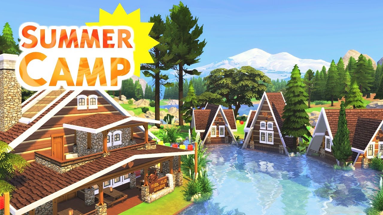 SUMMER CAMP | Sims 4 Speed Build