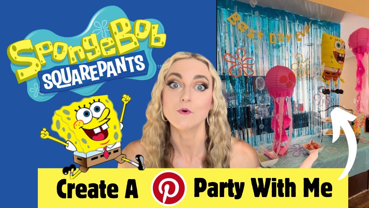 Spongebob Square Pants Party Decorations On A 100$ Budget