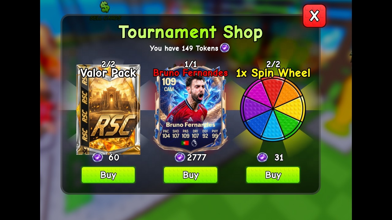 Getting The New POTM in Spin a Soccer Card roblox