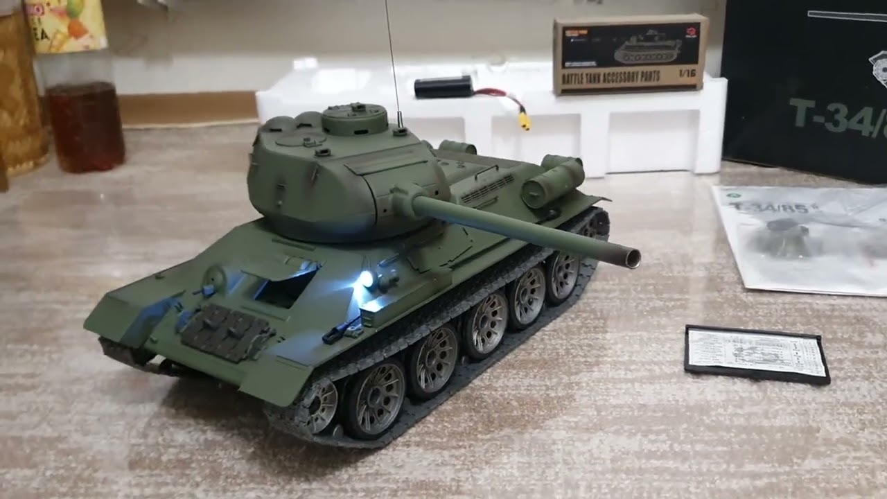 Heng Long T34/85 1/16 RC Tank 7.0