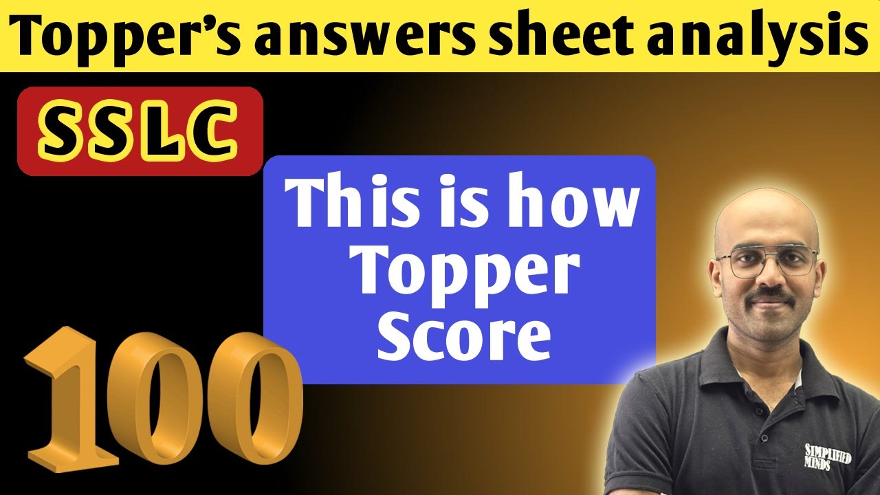 SSLC Maths 100/100 Answer Sheet | Karnataka Class 10 Topper | Complete Paper | Success Strategy