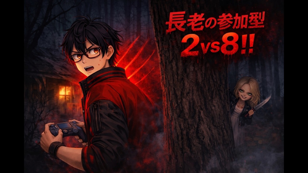 【PS5】DBD参加型配信2vs8(長老) #87