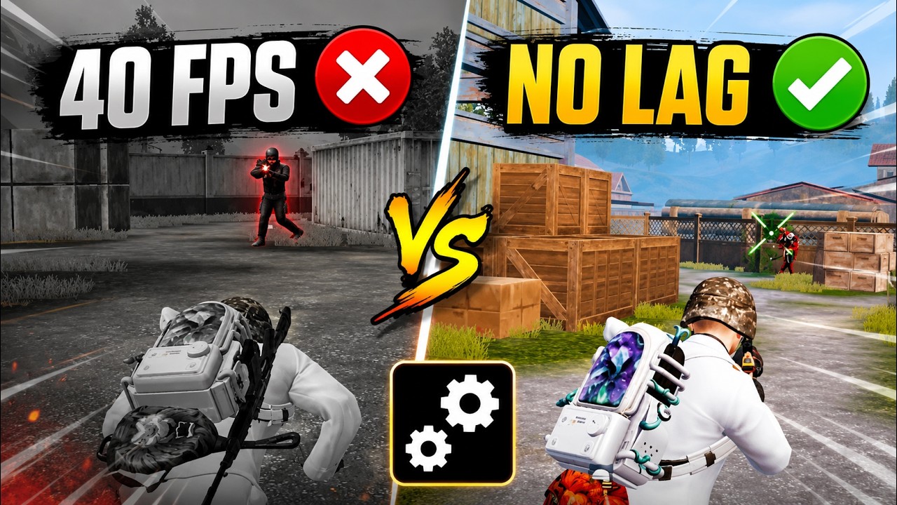 🔥 FIX LAG IN 1 SEC ON ANY DEVICE! - PUBG MOBILE LAG ISSUE FIXED.