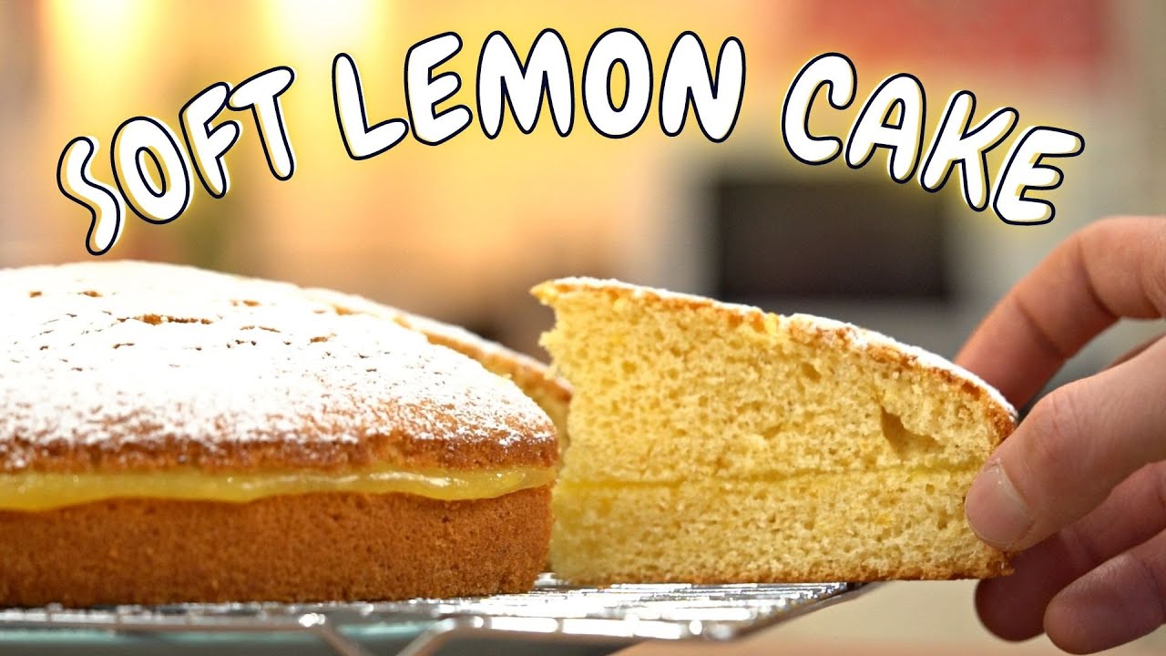 Soft Lemon Cake with Orange and Lemon filling |  MaxKitchen