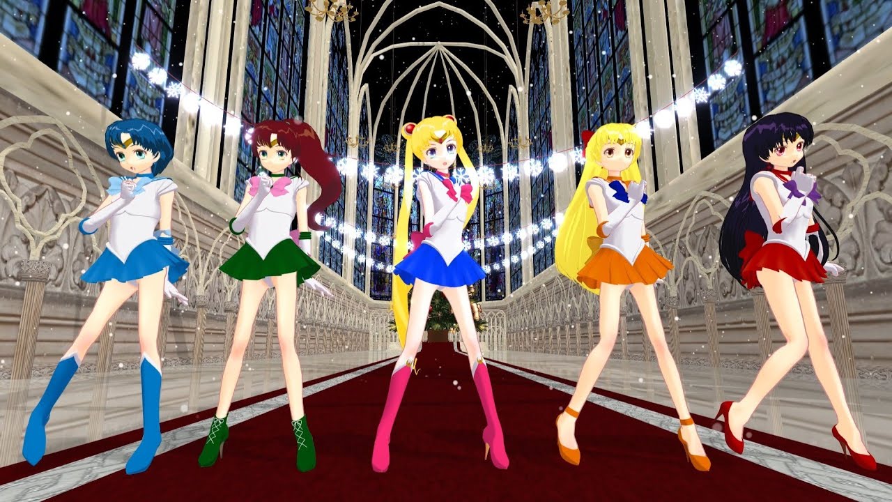 【セラムンMMD】ムーンライト伝説 / DALI様　まさちち様カメラ　をうちの子版セーラー5戦士に踊ってもらいました。