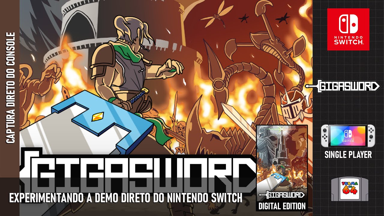 Conhecendo a Demo: Gigasword - Nintendo switch