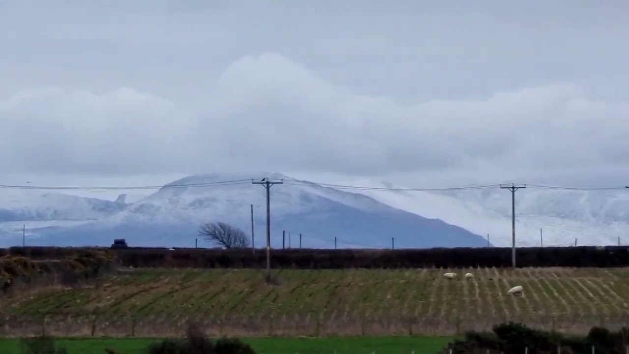 ##sky #clouds #mountains #snowdon #snow 
