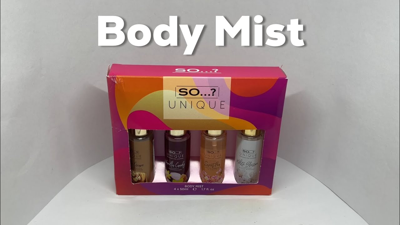 SO… Fragrance Unique Mini Body Mist Set