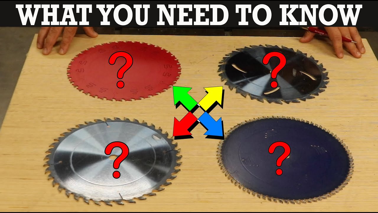Choosing the Right Table Saw Blade - Beginner Woodworking