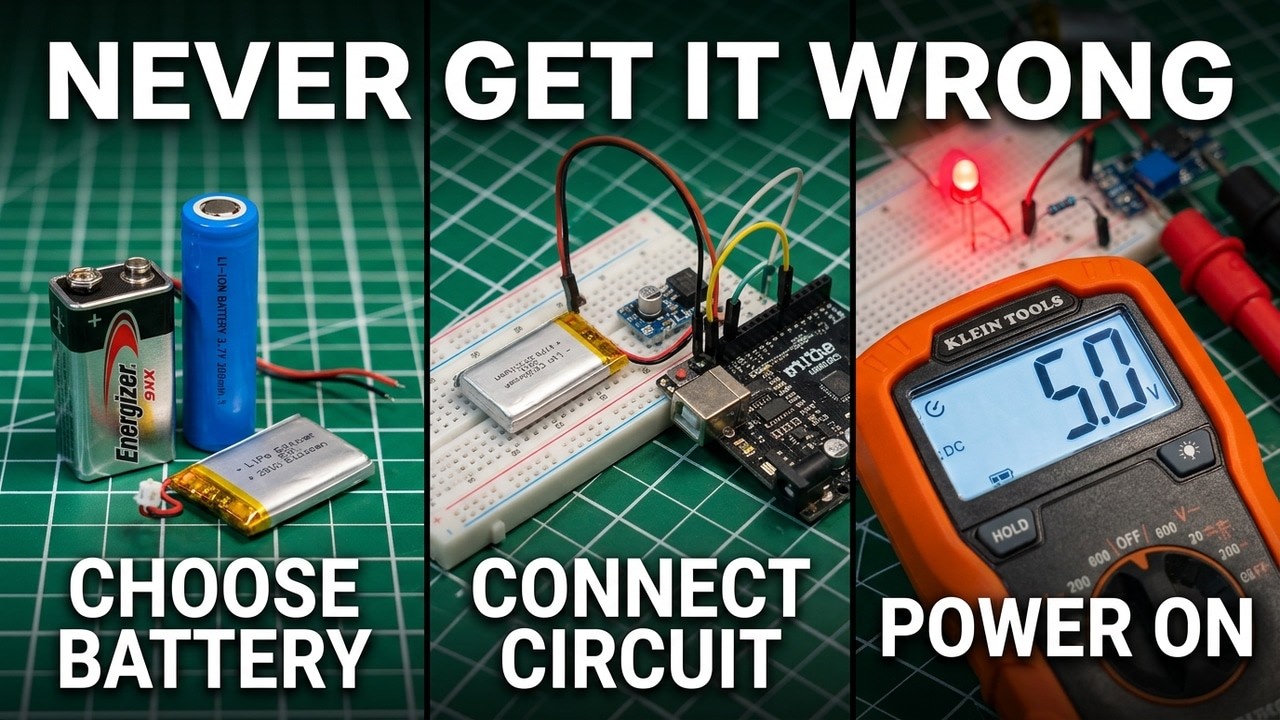 How to Turn Any Electronics Project Into a Portable Device