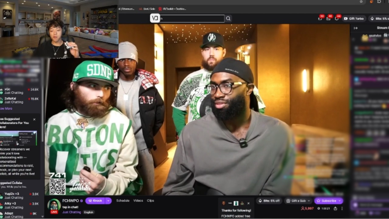 JasonTheWeen Reacts To Jaylen Brown Streaming On Twitch..