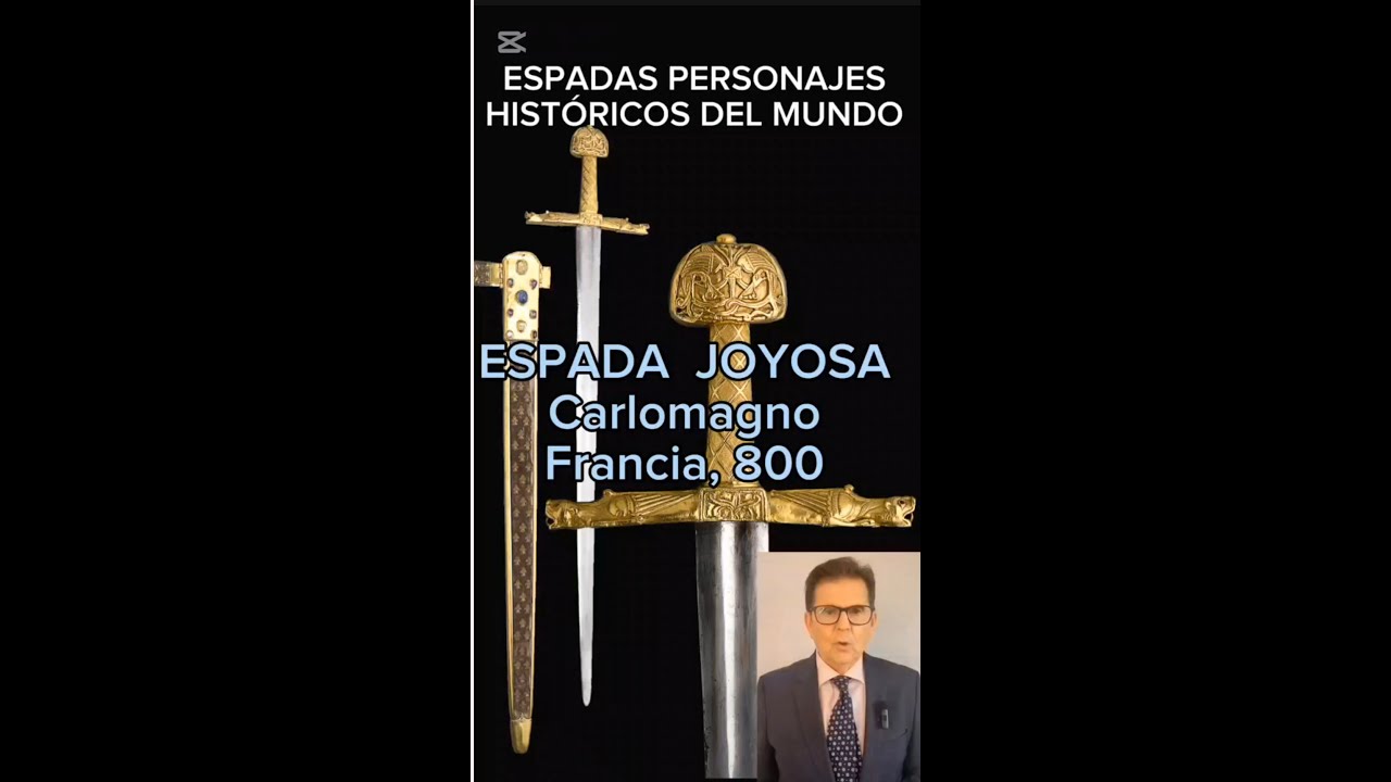 Espada Joyosa Carlomagno, Francia, 800.