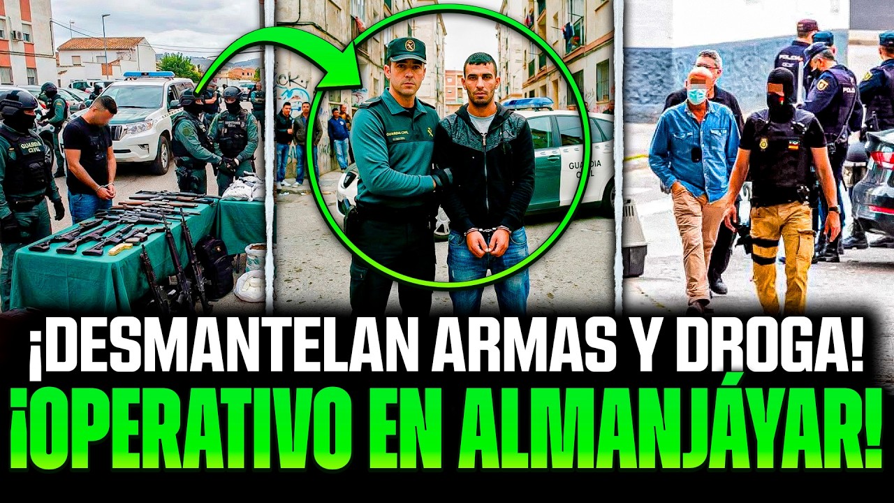 🚨¡¡OPERATIVO HISTÓRICO!! CAE GRUPO CRIMINAL EN ALMANJÁYAR… LA GUARDIA CIVIL INCAUTA ARMAS Y DROGA