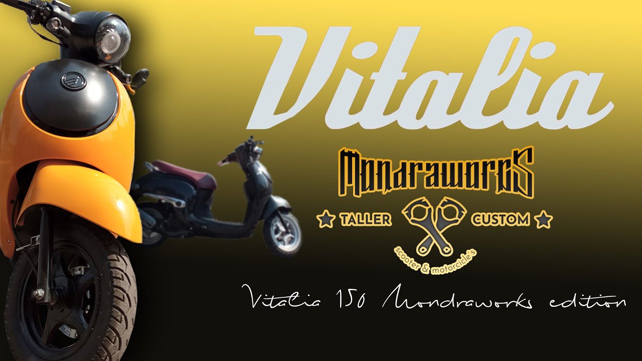 Vitalia 150 mondraworks edition - Motoneta tuning