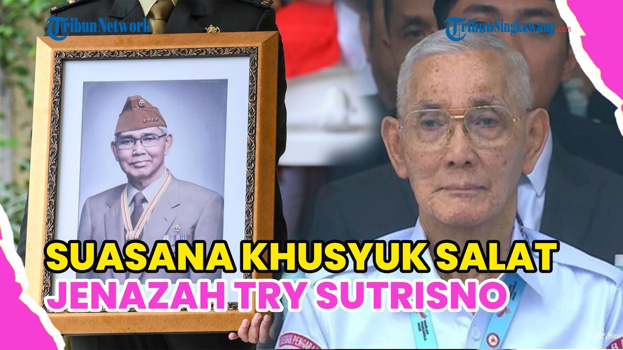 ANAK KE-2 ALMARHUM TRY SUTRISNO JADI IMAM SALAT JENAZAH