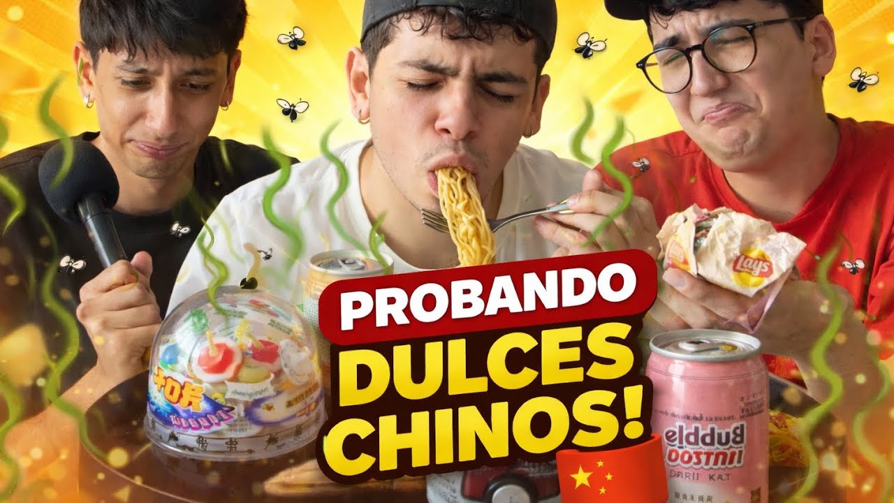 Probando dulces chinos con las guacamayas 🦜🤢// Gallegox