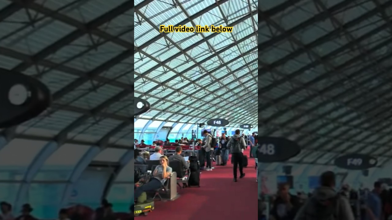 Walking Paris Charles de Gaulle Airport