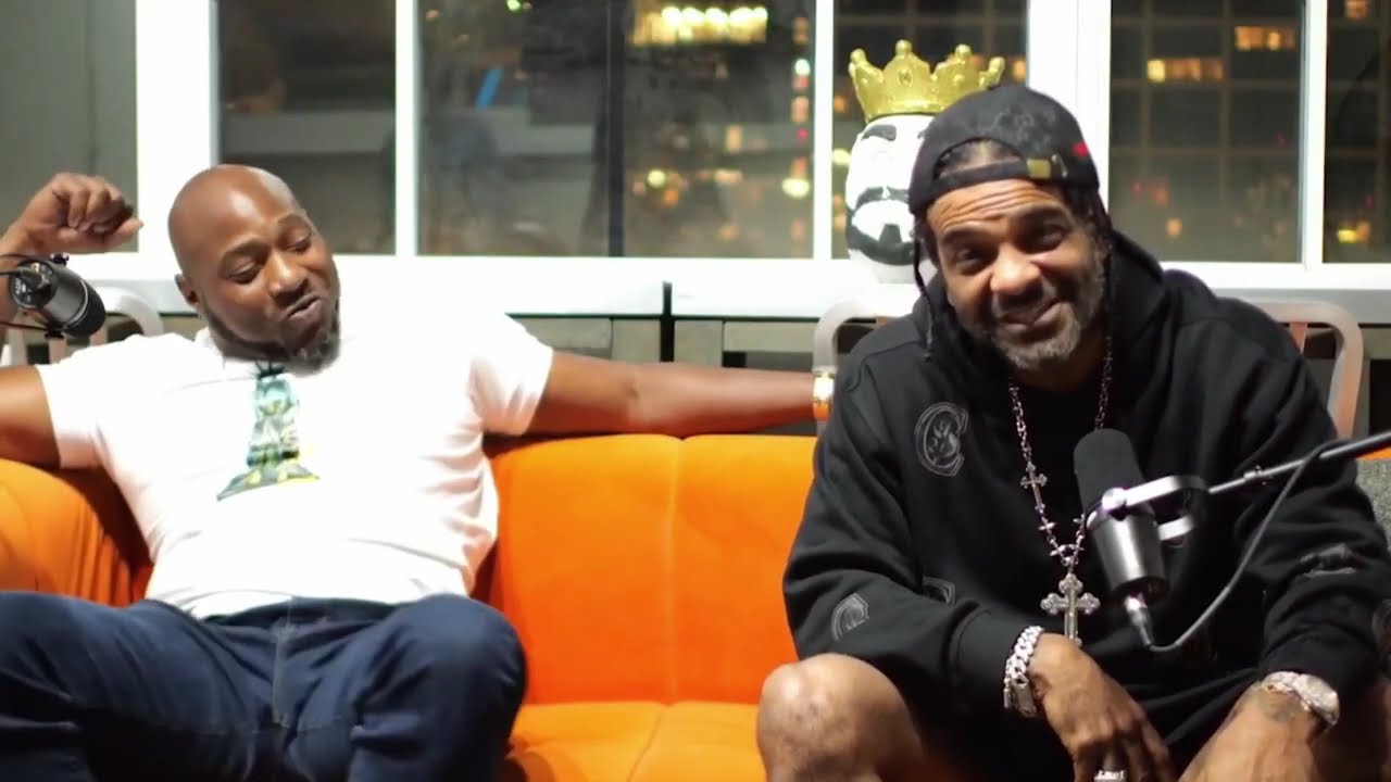 Mase & Cam’ron LOST IT Over 50 CENT Leaking FOOTAGE Of Jim Jones KICKING His Studio Doors!