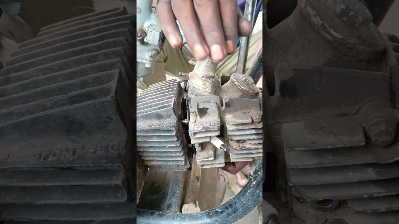 hero splendor plus  head Engine works!  #hero #engine #engineering