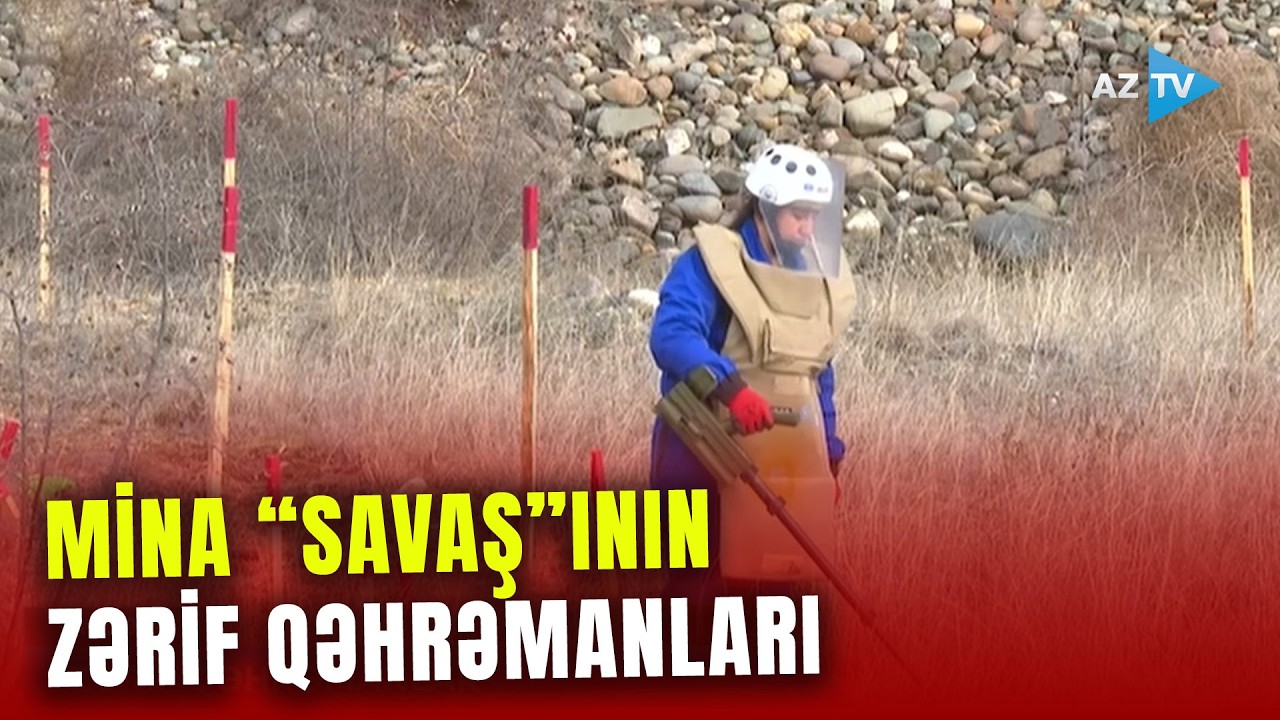 Zərif əlləri ilə Qarabağı minalardan təmizləyən qadınlar: sevinclərini bu cür ifadə etdilər