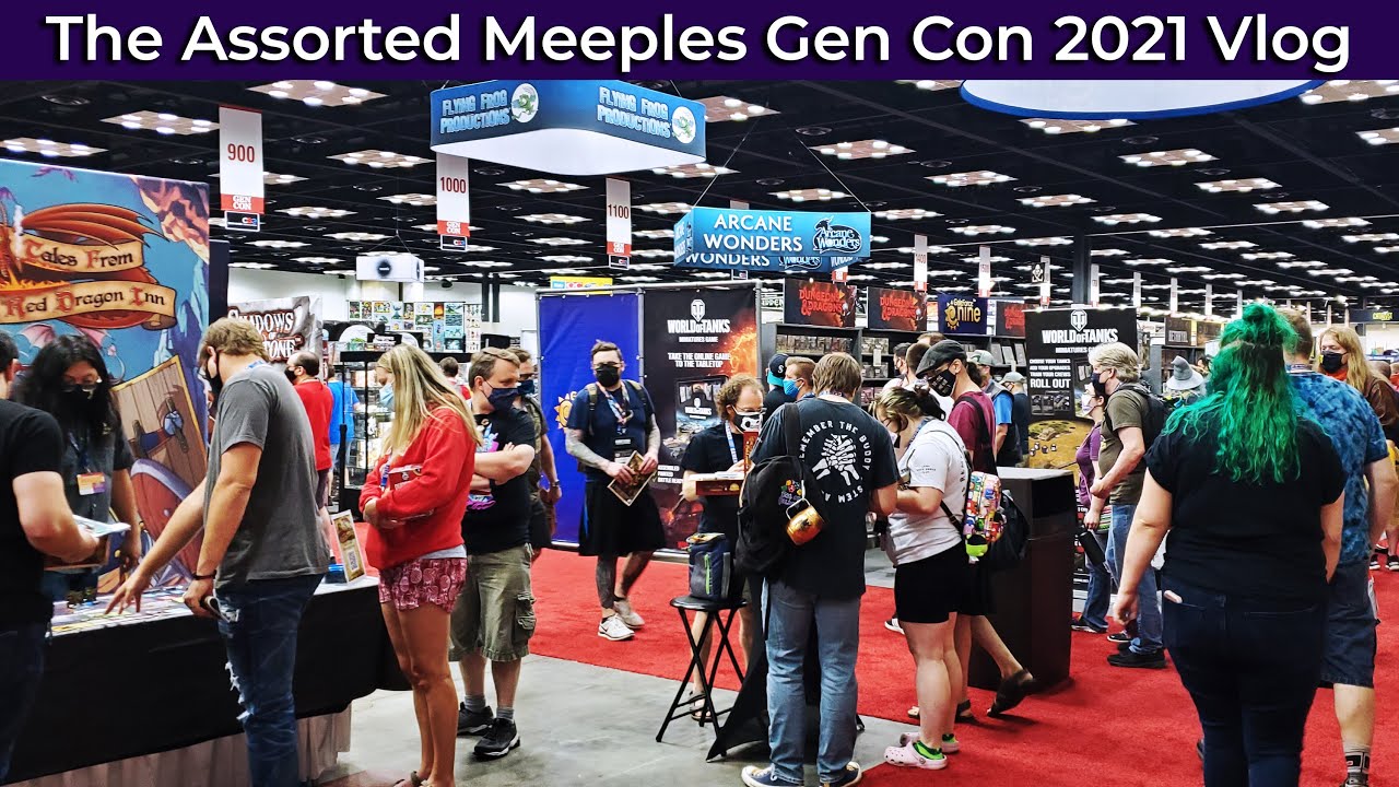 Gen Con 2021 vlog - The Assorted Meeples' experience!