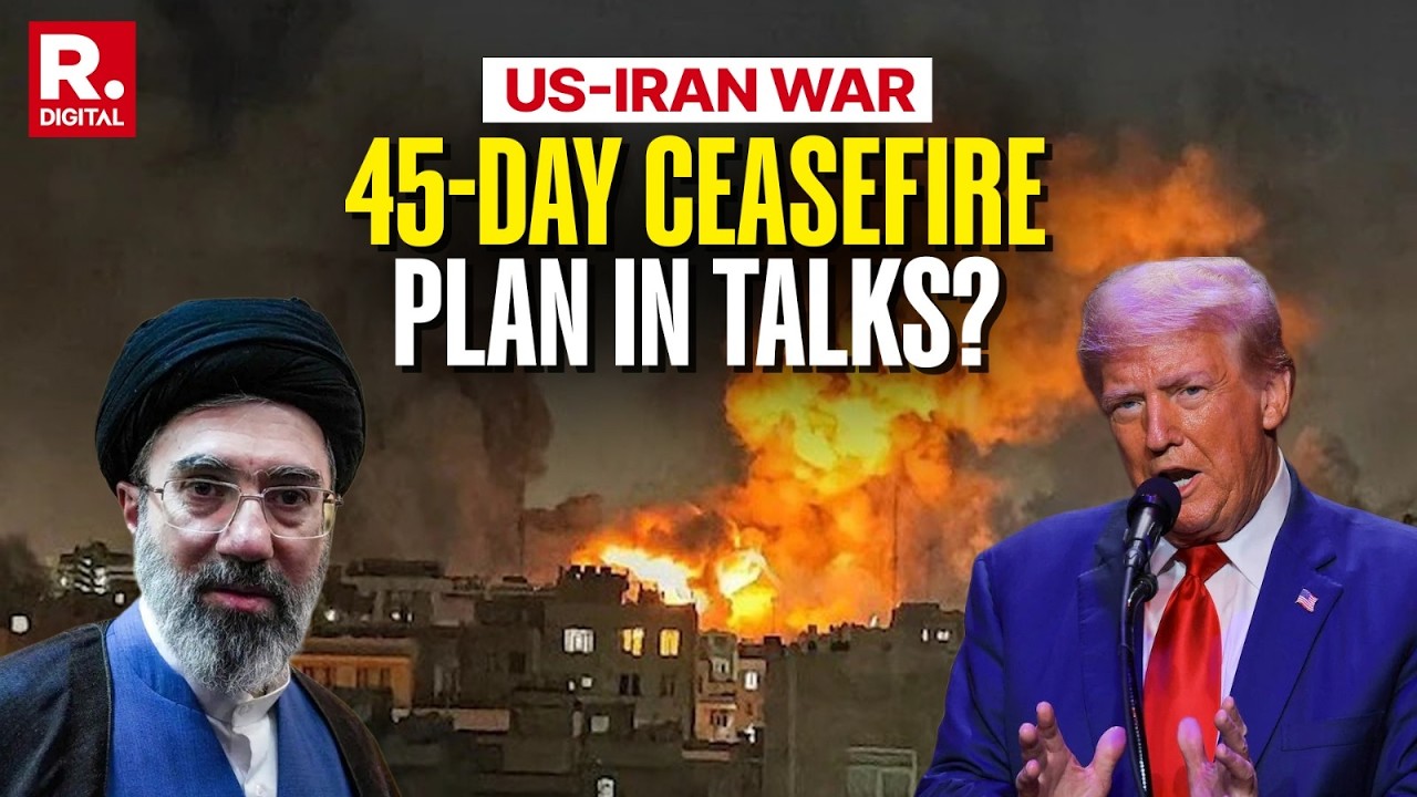 US-Iran Push For 45-Day Ceasefire, Two-Phase Deal Under Discussion |  Reports