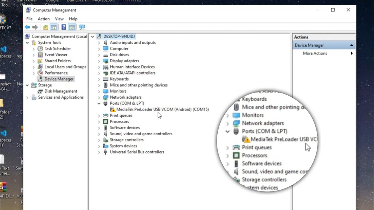 Yellow Driver Port Problem Solve | Mediatek Preloader USB VCOM Driver Fix