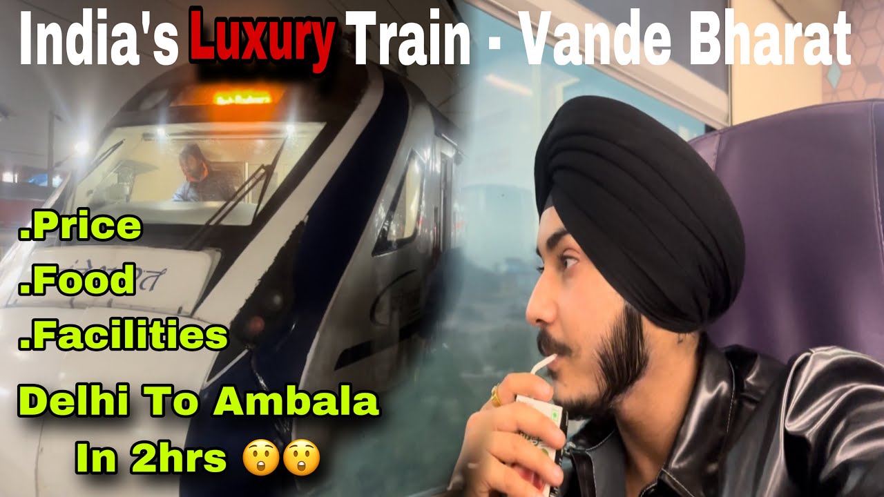 Emergency Mai Nikalna Padha 🥺 || India Luxury Train Review || Train Food 🙊 || Delhi - Amritsar 5hr