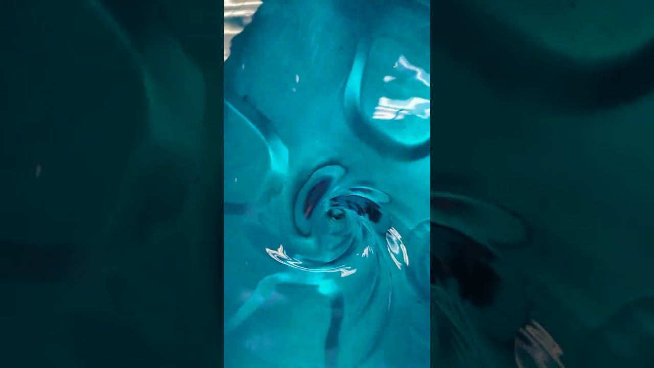 Blue water tornado