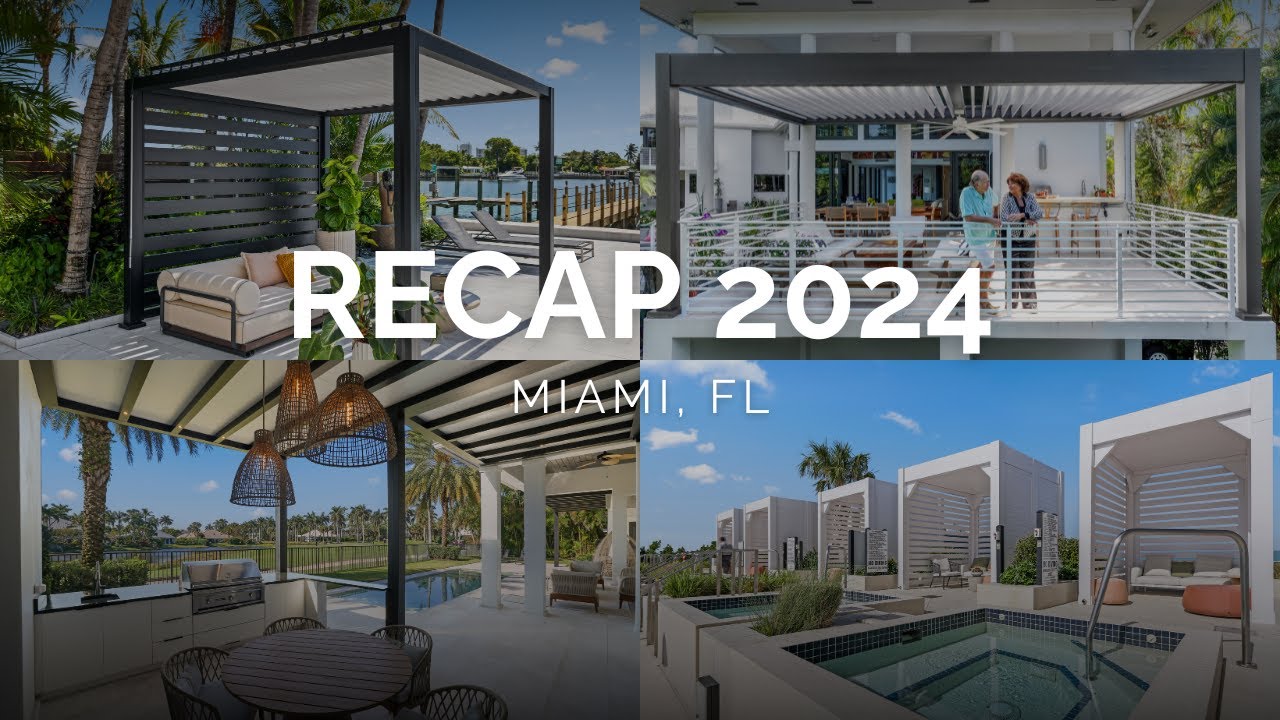 Azenco Outdoor: 2024 Year in Review - Pergola Innovations & Highlights
