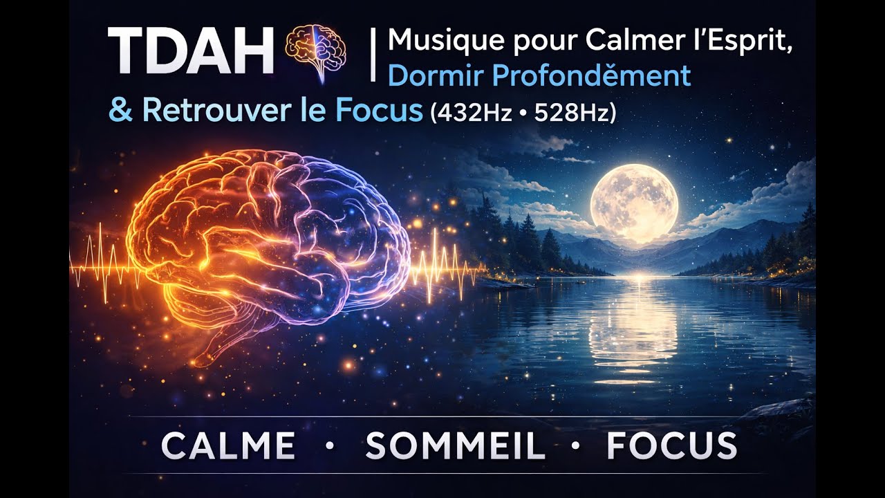 TDAH 🧠 | Musique pour Calmer l’Esprit, Dormir Profondément & Retrouver le Focus (432Hz • 528Hz)