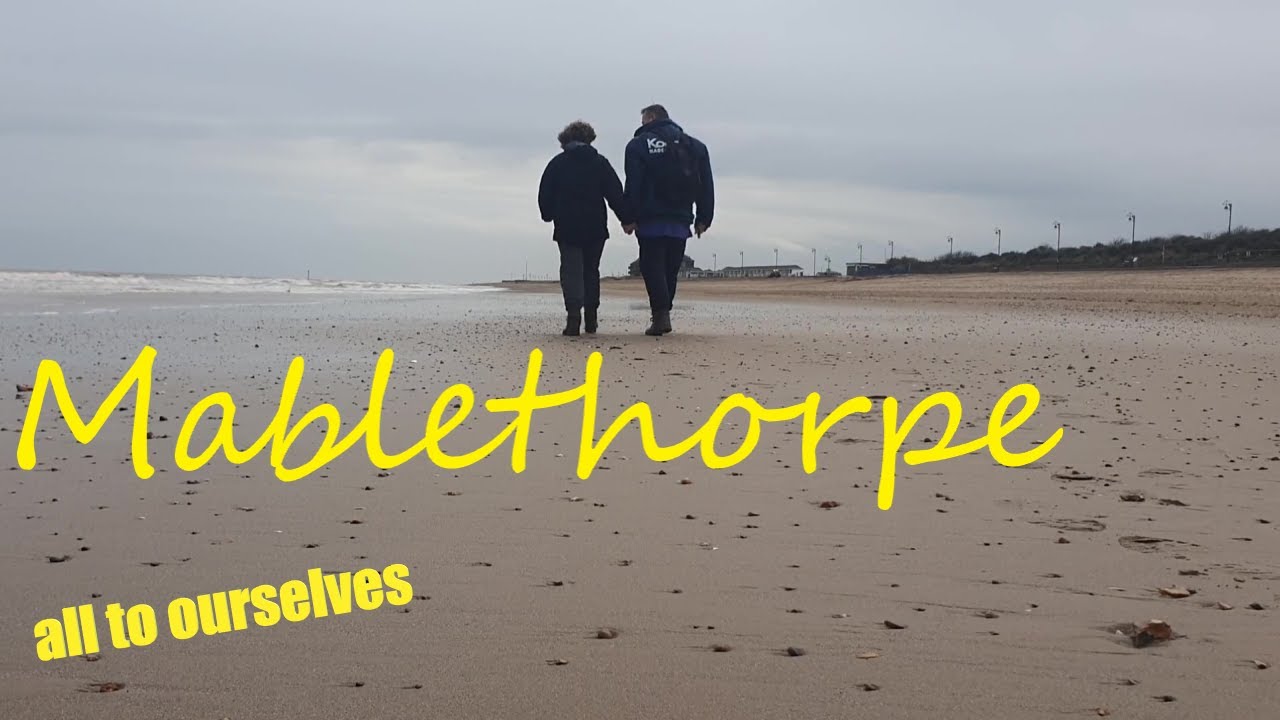Wet Windy Wainy - Winter in Mablethorpe. We like it.
