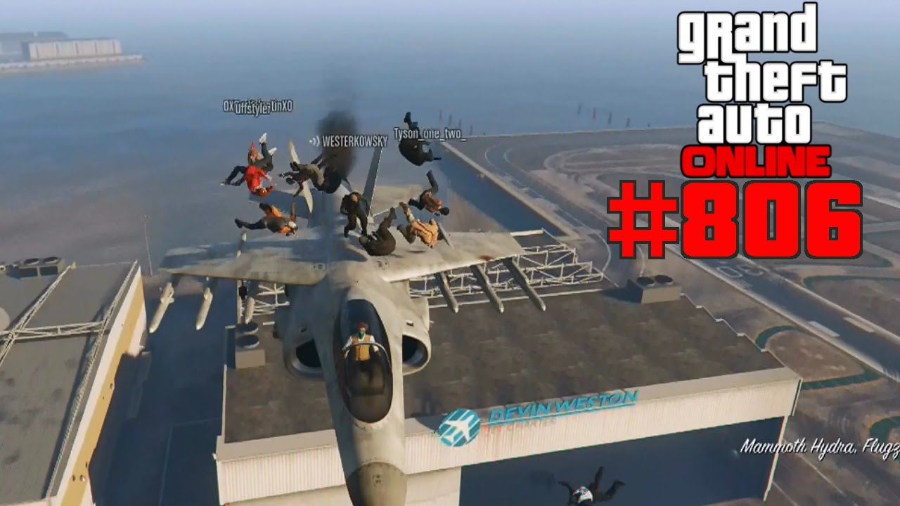 GTA 5 Online #806 Raub über den Wolken Deutsch Let´s Play GTA V Online PS4
