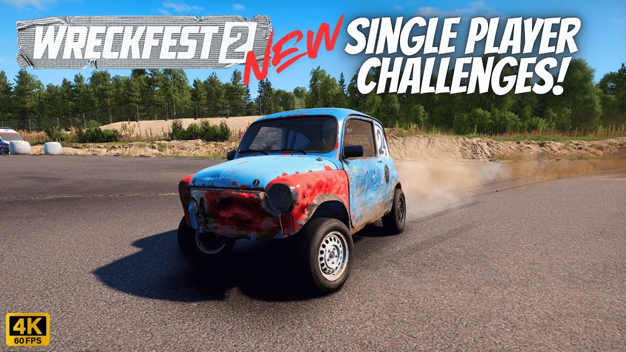 Wreckfest 2 - NEW Single player challenges Playthrough