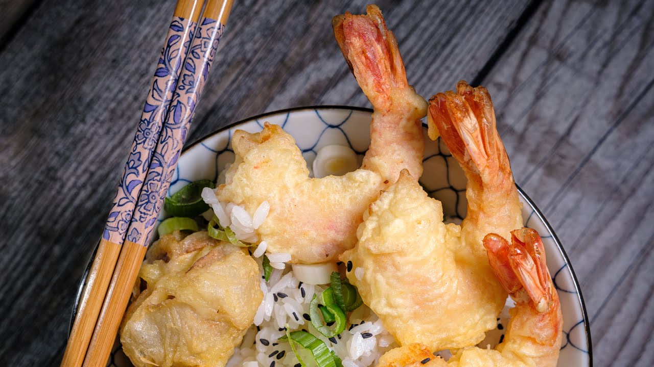 RECETTE JAPONAISE : LES TENPURA en mode tendon