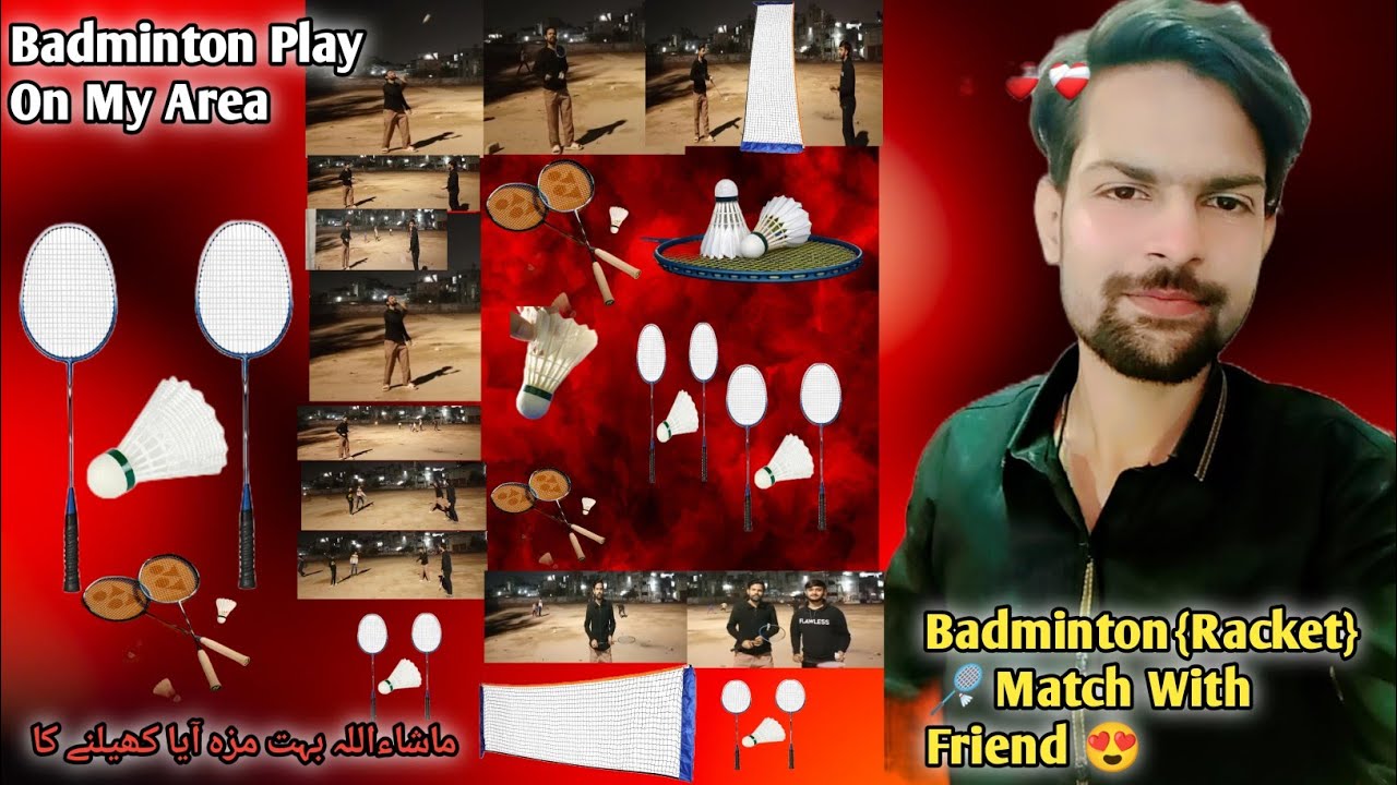 Badminton{Racket}🏸❤️|Playing With Best Friend😍In Sector 5A1| North Karachi #syedasadvlog #dailyvlog
