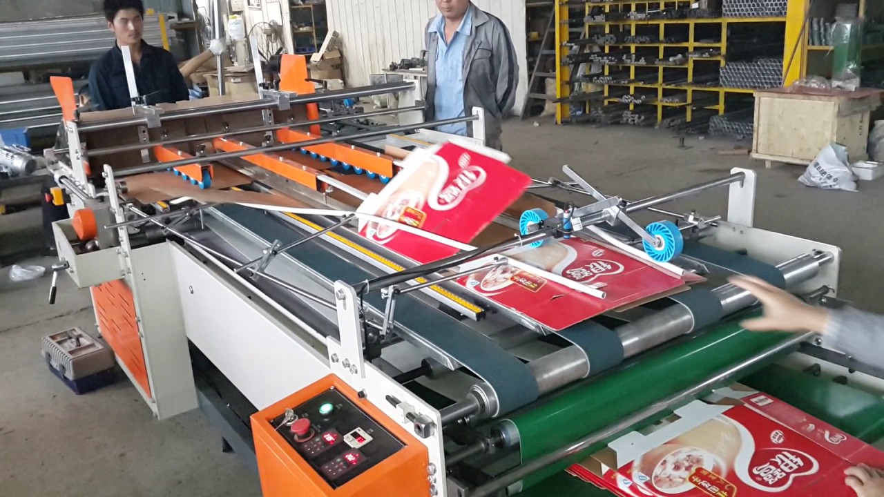 Dobladora pegadora/ Folder Gluer-cajas de cartón corrugado- JWY CUSTOMIZED
