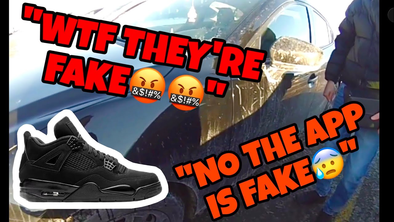 SCAMMER TRIED TO SELL ME FAKE BLACK CAT 4S: SCAMMER EXPOSED (Sneaker Reselling) (Sneaker meetups)
