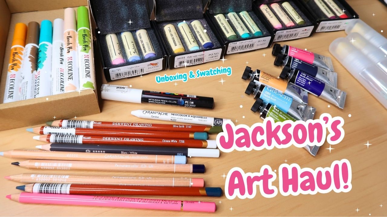 Art Supply Haul 🎨 What I Bought With £150 Worth Of Jackson’s Art Vouchers